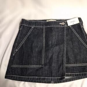 Abercrombie & Fitch Mid Rise Denim Skort – NWT Y2K Streetwear